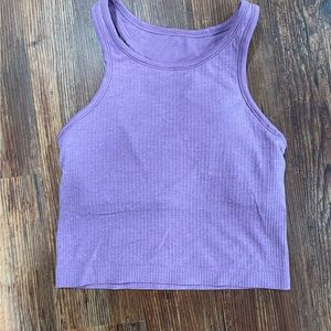 Lululemon Ebb to street cropped racer back tank